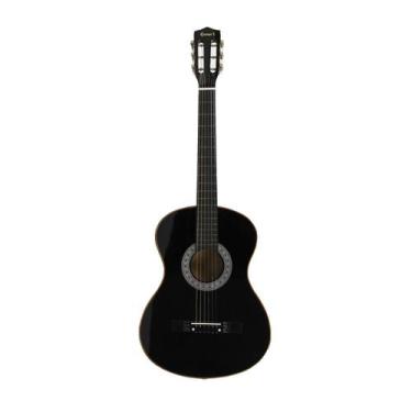 Imagem de Violão Preto Clássico Cordas Nylon Evolux Diversos Estilos Musicais Ex