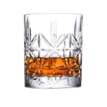 Imagem de Jogo de 6 copos de vidro 320ml para whisky, Drink, uísque e Sucos