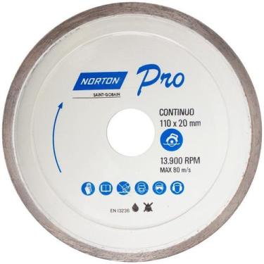 Imagem de Disco Diamantado 110MM Liso (PISO/ARD/PORC) - Norton