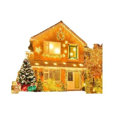 Imagem de Luzes De Natal LED Em Cordão De Fada 110V 220V Para Decoração De Beira