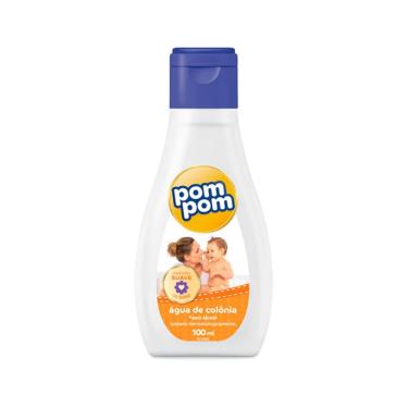 Imagem de Água de Colônia Infantil Pom Pom Cheiro Suave de Bebê Zero Álcool 100ml