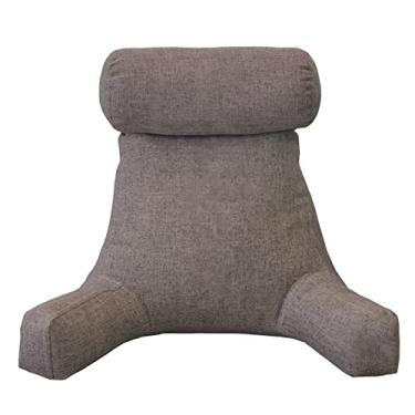 Imagem de Almofada de descanso de encosto com suporte de pescoço e braço, almofada de leitura para suporte lombar é uma ótima escolha para o seu trabalho, também é um encosto para jogos, fique com você por um