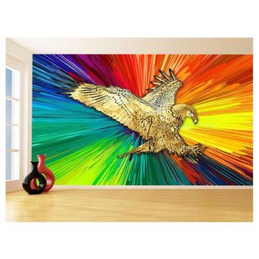 Imagem de Papel De Parede 3D Animais Pop Art Águia Voando 3,5M Pxa248 - Você Dec