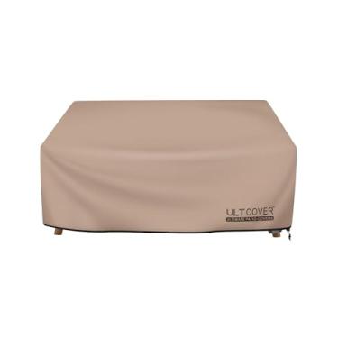 Imagem de ULTCOVER Capa à prova d'água para banco de sofá profundo 152 cm L x 101 cm P x 88 cm A Capa para sofá de pátio
