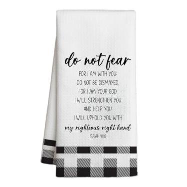 Imagem de Toalhas de cozinha xadrez inspiradoras cristãs, presentes religiosos para mulheres, toalhas de prato de aniversário para cozinha, banheiro, decoração de casa, toalha de chá para limpeza, toalha de