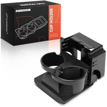 Imagem de A-Premium Suporte de copo compatível com Subaru Outback 2005-2009, Legacy 2005-2009, console traseiro, preto, substituição # 66150AG01BJC, 66150AG01CJC