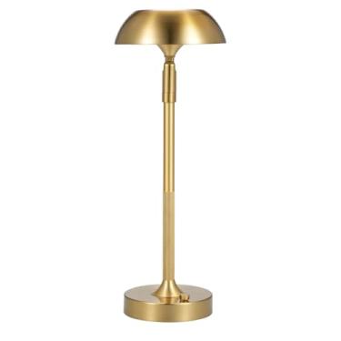 Imagem de Lâmpada de Mesa Metal LED Criativa Vintage Luz Leitura Cabeceira Estudo Proteção aos Olhos Noturna USB