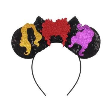 Imagem de Tiara De Orelhas De Rato Do Castelo Da Disney Com Fogos De Artifício P