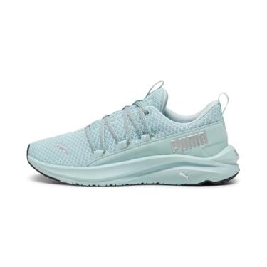 Imagem de PUMA Tênis de corrida feminino Softride One4all Slip On - Azul, Orvalho fosco - prata - preto, 41