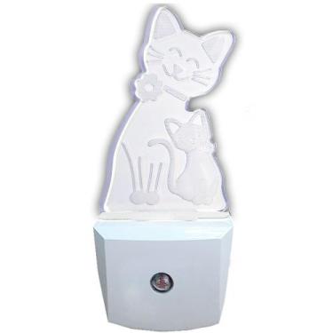 Imagem de Luz Noturna Infantil Tipo Gato - DNI 6154, Bivolt