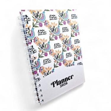 Imagem de Caderno de Planejamento Anual Florido Planner de Rotina