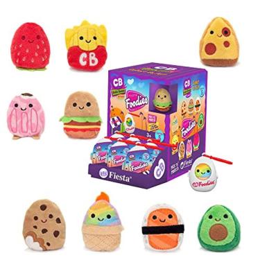 Imagem de Mistério Mini Cutie Beans Foodies Stuffed Animal Plush Clip-On Toys Série 5 - Conjunto de 2 Peças