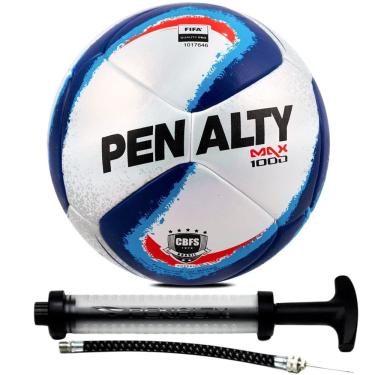 Imagem de Kit 01 Bola De Futsal Penalty Max 1000 XXIV Oficial CBFS Selo FIFA + 01 Bomba De Ar Penalty