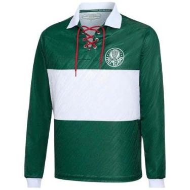 Imagem de Camisa Palmeiras Retrô 1996 Manga Longa Masculina-Masculino