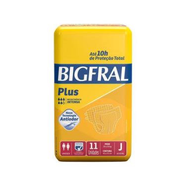 Imagem de Fralda Geriatrica Bigfral Plus Juvenil Tam. UN - 11 Unidades, 1 pacote