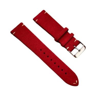 Imagem de Pulseira De Relógio De Couro Suede Com Liberação Rápida De 14mm, 16mm,