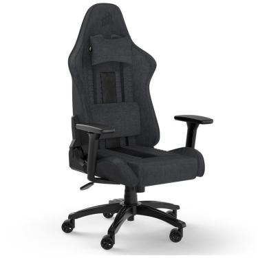 Imagem de Cadeira Gamer Corsair TC100 Relaxed Fabric, Até 120Kg, Com Almofadas, Reclinável-Unissex