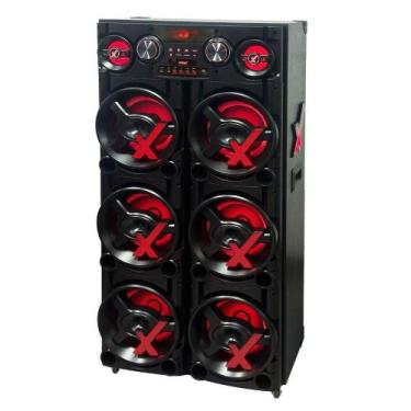 Imagem de Caixa de Som Amplificada Amvox ACA5500 New X Paredão 5500W Bluetooth