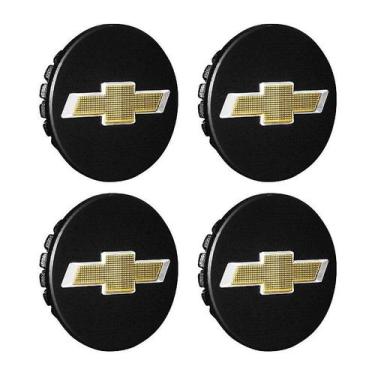 Imagem de Jogo Calotinha 58mm Centro de Roda GM Onix Cruze Agile Cobalt - DCAPS