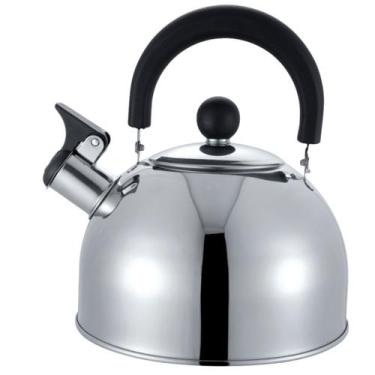 Imagem de Chaleira Aço Inox com Apito Unitermi 2L Segurança Fogão Segurança Tamp