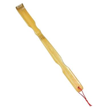 Imagem de Coçador De Costas Bambu Mãozinha Relaxante 45CM Estilo Oriental - OPEN