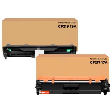 Imagem de Combo Toner CF217A Tambor CF219A Compatível para impressora M130A - Di