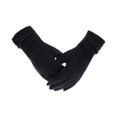 Imagem de Luvas Térmicas Femininas Com Forro De Lã E Tela Sensível Ao Toque, Que