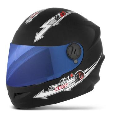 Imagem de Capacete Fechado Pro Tork Liberty Four Kids Infantil Vis. Iridium Tam.