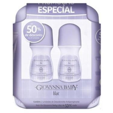 Imagem de Giovanna Baby Desodorante Kit com 2 Roll-on lilac 50ml