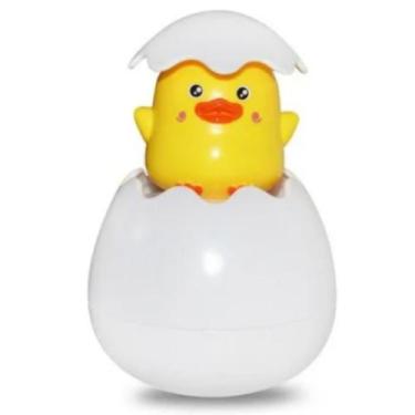 Imagem de Brinquedo de banho Chuveirinho Infantil Patinho No Ovo que espira água