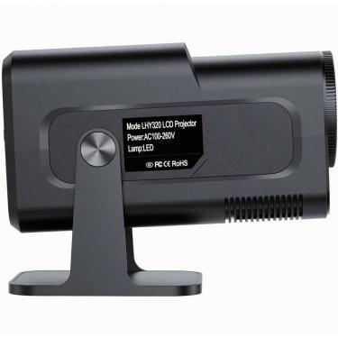Imagem de Mini Projetor MDM LHY320 Portátil com Imagem 1080p Iluminação LED e Áudio Integrado Preto