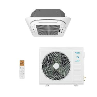Imagem de Ar Condicionado Cassete 4 Vias Elgin Inverter 36000 BTUS Frio 220V Wi-Fi KXFC36C2WACA