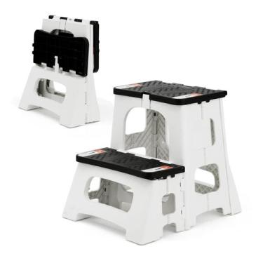 Imagem de Escada Dobrável de 2 Degraus STOODER 20 cm/17 cm 136 kg