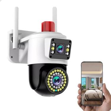 Imagem de Câmera 2 Lentes Tela Dupla A Prova D'água App Celular Yoosee - Marketp
