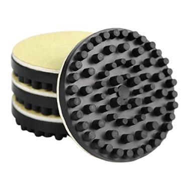 Imagem de KESOTO Pés de isolamento de giratória de borracha Redutor de vibração Antiderrapante Almofadas de isolamento de 2 polegadas de diâmetro para toca-discos