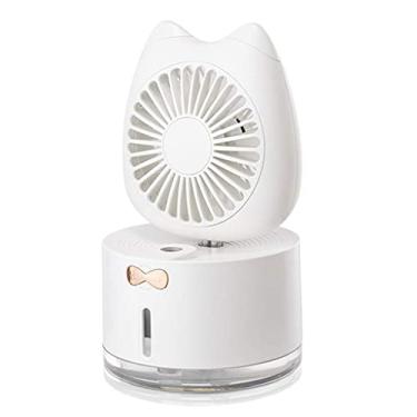 Imagem de ISOBU LILIANG- - Mini ventilador portátil ultra-silencioso USB com refrigeradores evaporativos, adequado para ventilador de refrigeração e ar condicionado para mesa de escritório (cor: B) (cor: A) BMZDLFJ-1 (cor: B)