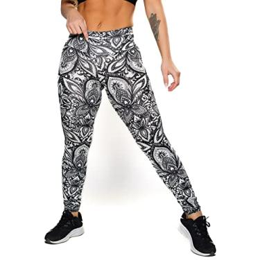 Imagem de Calça Legging Empina Bumbum Feminina Cintura Alta Mvb Modas