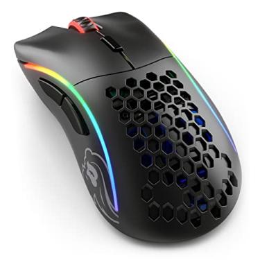 Imagem de Mouse para jogos sem fio Glorious Model D - RGB 69g Mouse ergonômico leve para jogos sem fio (Preto Fosco)