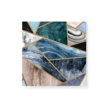 Imagem de Arte Maníacos Quadro Decorativo em Tela Canvas Mosaico de Mármore - 30x30cm