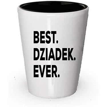 Imagem de Dziadek Copo de shot – Melhor Dziadek Ever – Para uma ideia de presente – Adicione a um conjunto de caixa de presente – para Dia das Mães – Presentes que dizem Dziadek (2)