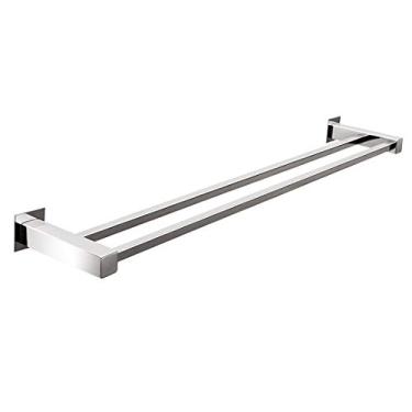 Imagem de Toalheiro Duplo 50 Cm Inox - Kromus QD0411-50