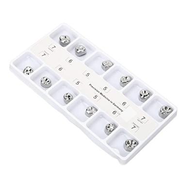 Imagem de Coroas de Metal para Molares Dentais, Reduzem a Perda de Dentes Coroas de Dentes de Metal de Aço Inoxidável para Hospitais