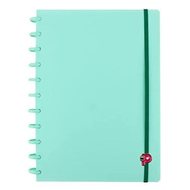 Imagem de Caderno de Disco Yummy Colors Verde Menta Grande 80 Folhas Pop Disc