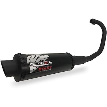 Imagem de Escapamento Coyote Modelo START Mini-Sport Alumínio - PCX 160 ano 2023 em Diante - Preto/Black