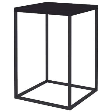 Imagem de Mesa Quadrada Cube G Preto/Preto - Industrial - Artesano