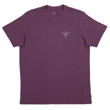 Imagem de Camiseta Rip Curl Fadeout Essential Tee Vinho - Masculino-Masculino