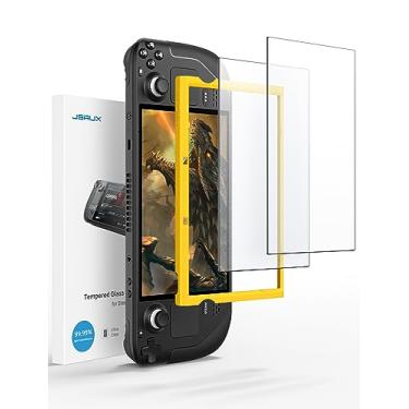 Imagem de JSAUX 2-Pack Anti Glare Screen Protector for Steam Deck, 9H Hardness Matte Tempered Glass for Steam Deck OLED with Guiding Frame, Scratch Resistant, Comes with Toolkits