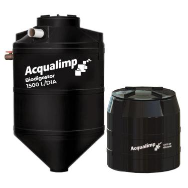 Imagem de Kit Fossa Séptica Biodigestor 1.500L/dia e Leito de Secagem Acqualimp