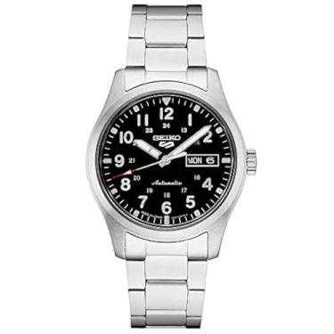 Imagem de Seiko Relógio masculino SRPG27 Seiko 5 Sports prateado 39,4 mm Aço inoxidável