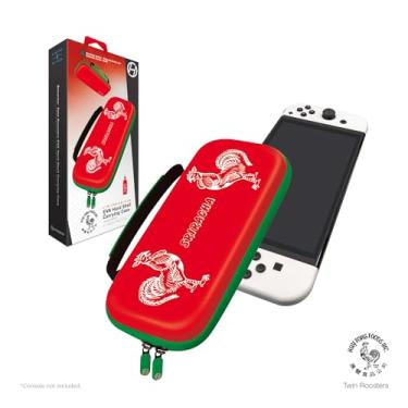 Imagem de Hyperkin Edition Limited Sriracha EVA Hard Shell Console, Travel Carrying Case – Officially Licensed - For Nintendo Switch® OLED Model/Nintendo Switch Lite®/Nintendo Switch® (Twin Roosters)
